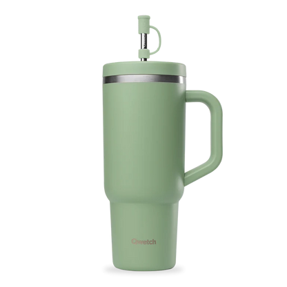Travel Cup Isotherme en Inox avec Paille 900 ml - Qwetch
