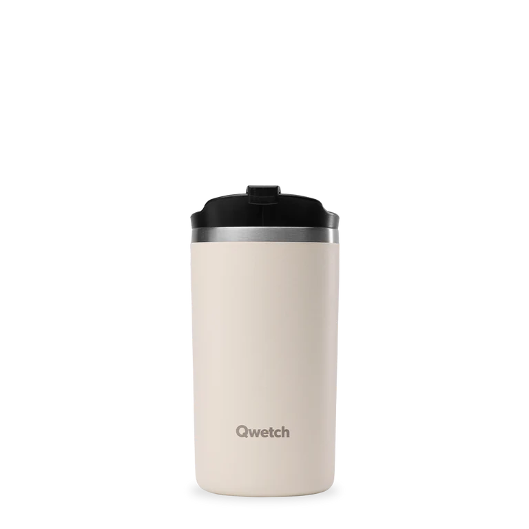 Travel Mug Isotherme en Inox 350 ml - Qwetch