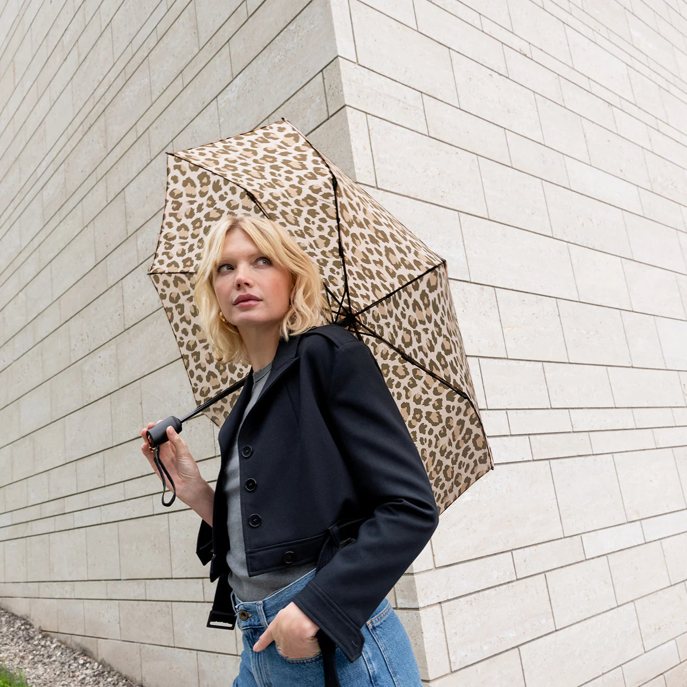 Parapluie & Pochette de Rangement Léopard - Reisenthel