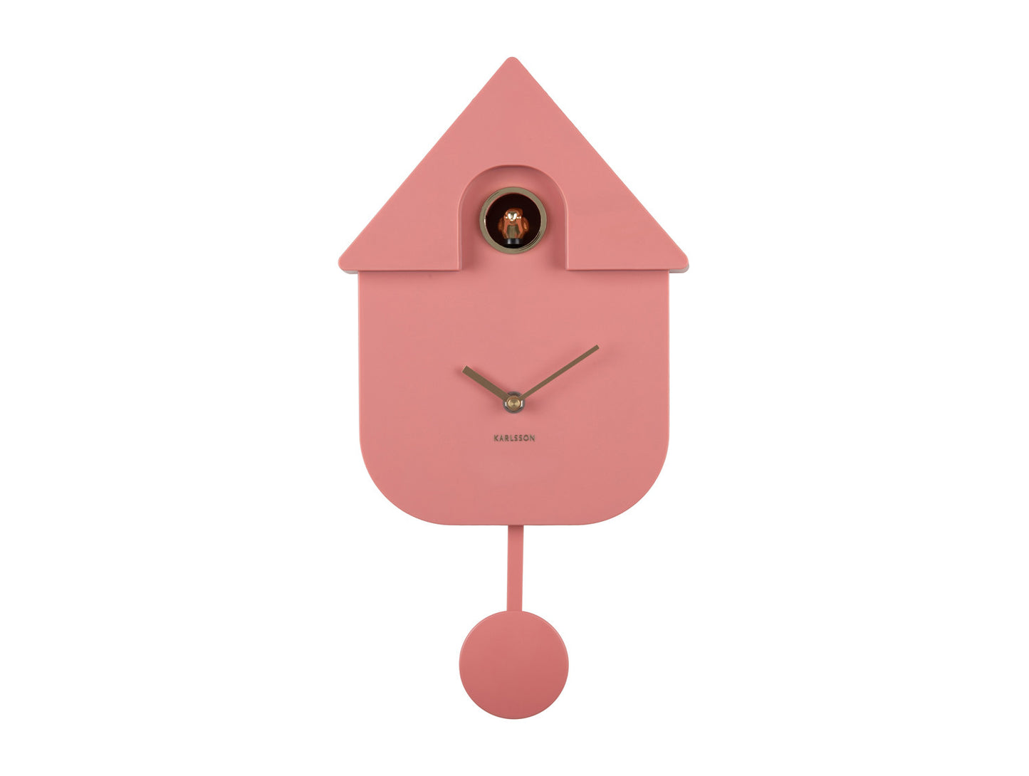 Horloge Pendule Coucou Finitions Dorées - Present Time