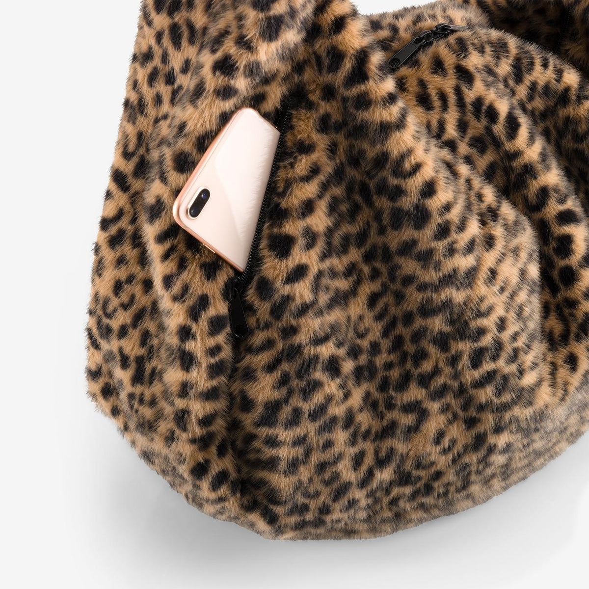 Sac Banane Bandoulière Moonbag Fausse Fourrure Léopard - Reisenthel