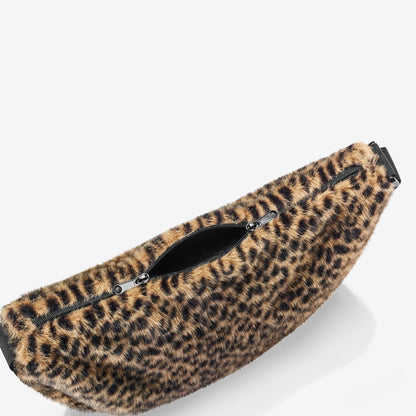 Sac Banane Bandoulière Moonbag Fausse Fourrure Léopard S - Reisenthel