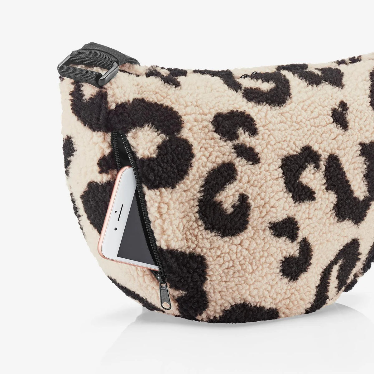 Sac Banane Bandoulière Moonbag Teddy Léopard Crème S - Reisenthel