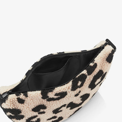 Sac Banane Bandoulière Moonbag Teddy Léopard Crème S - Reisenthel