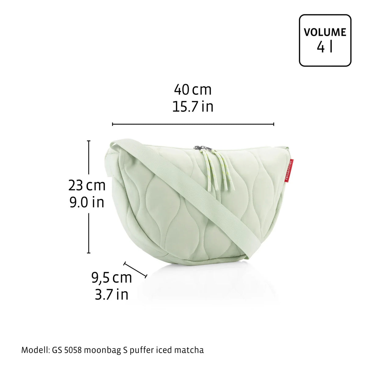 Sac Banane Bandoulière Moonbag Teddy Léopard Crème S - Reisenthel