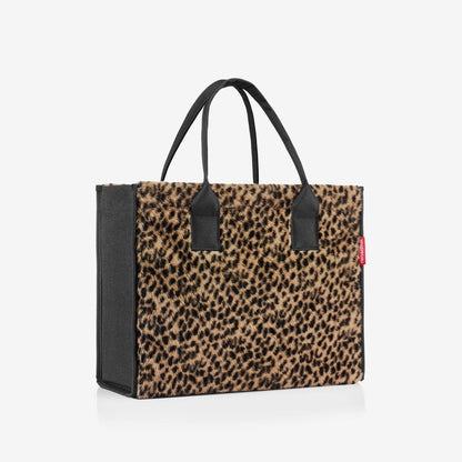 Sac Cabas Fausse Fourrure Léopard Daily Shopper - Reisenthel