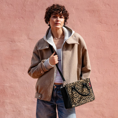 Sac Cabas Fausse Fourrure Léopard Daily Shopper XS - Reisenthel