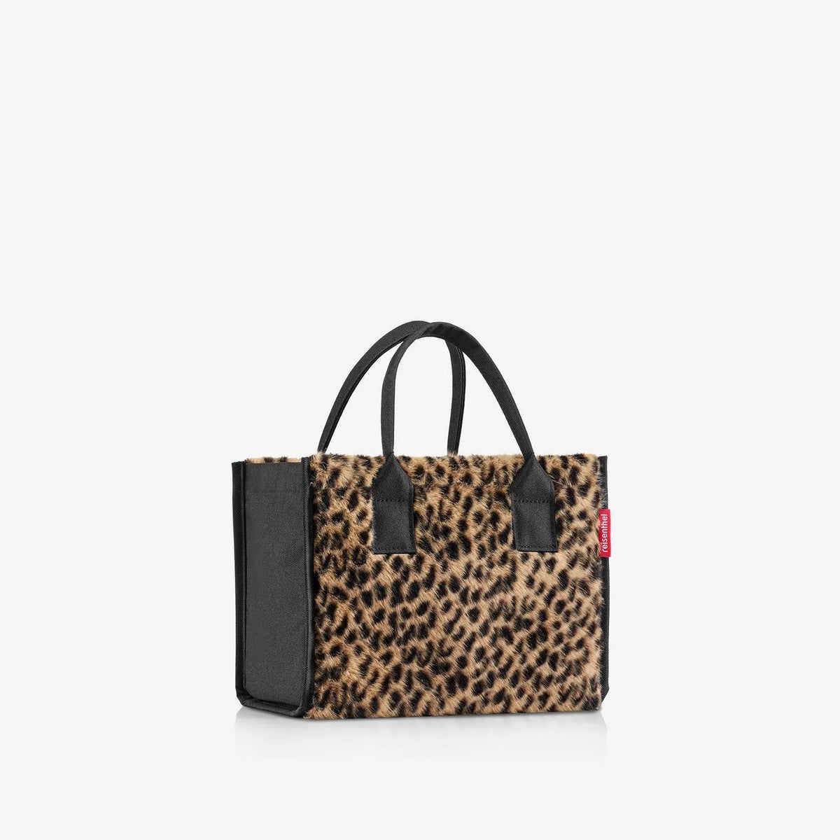 Sac Cabas Fausse Fourrure Léopard Daily Shopper XS - Reisenthel