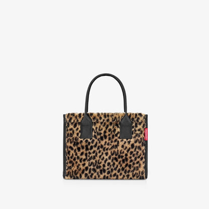 Sac Cabas Fausse Fourrure Léopard Daily Shopper XS - Reisenthel