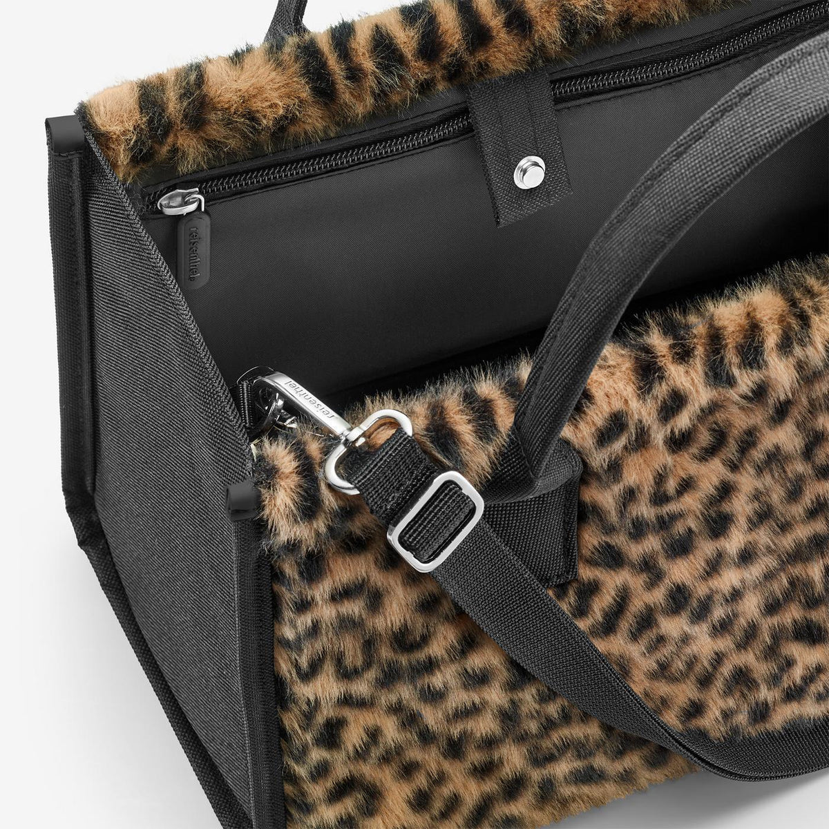 Sac Cabas Fausse Fourrure Léopard Daily Shopper XS - Reisenthel