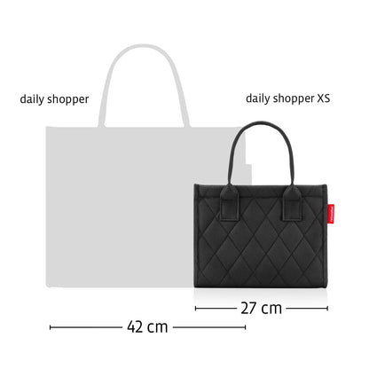 Sac Cabas Fausse Fourrure Léopard Daily Shopper XS - Reisenthel