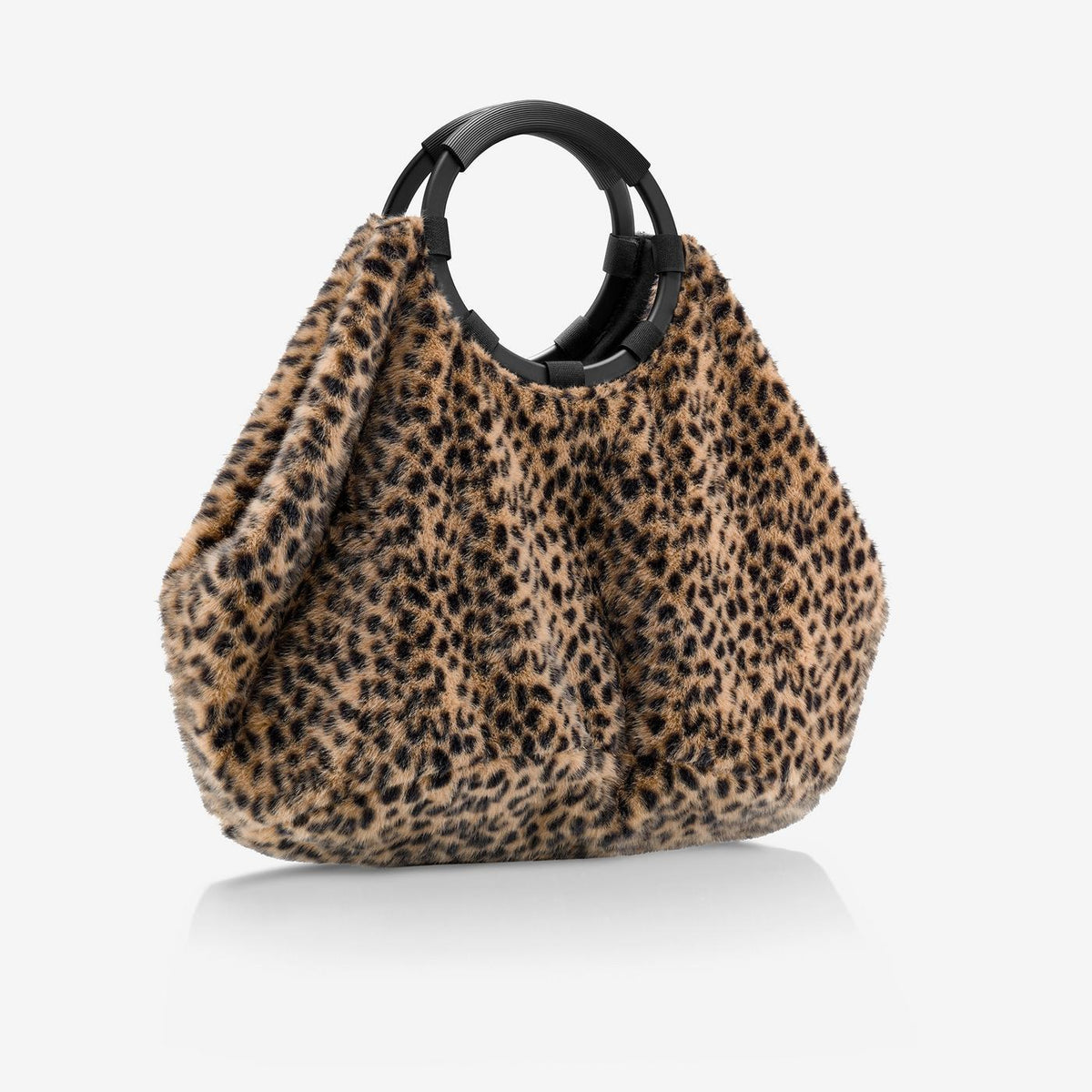 Sac Loop Hobo en Fausse Fourrure Léopard - Reisenthel
