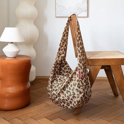 Sac Mini Maxi Moonbag Léopard / Noir - Reisenthel