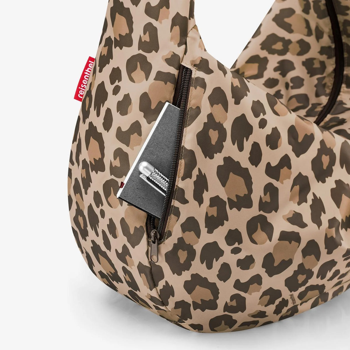 Sac Mini Maxi Moonbag Léopard / Noir - Reisenthel