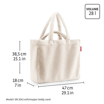 Sac Souple en Fausse Fourrure Léopard SoftShopper - Reisenthel