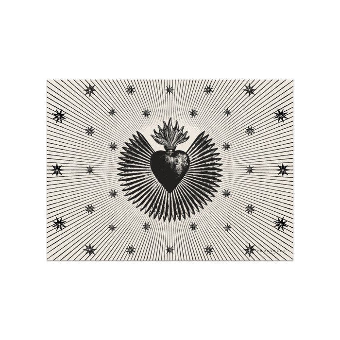 Set de Table en Vinyle Rectangulaire Coeur Royal 33x45 cm - Podevache
