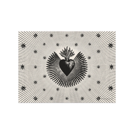 Set de Table en Vinyle Rectangulaire Coeur Royal 33x45 cm - Podevache