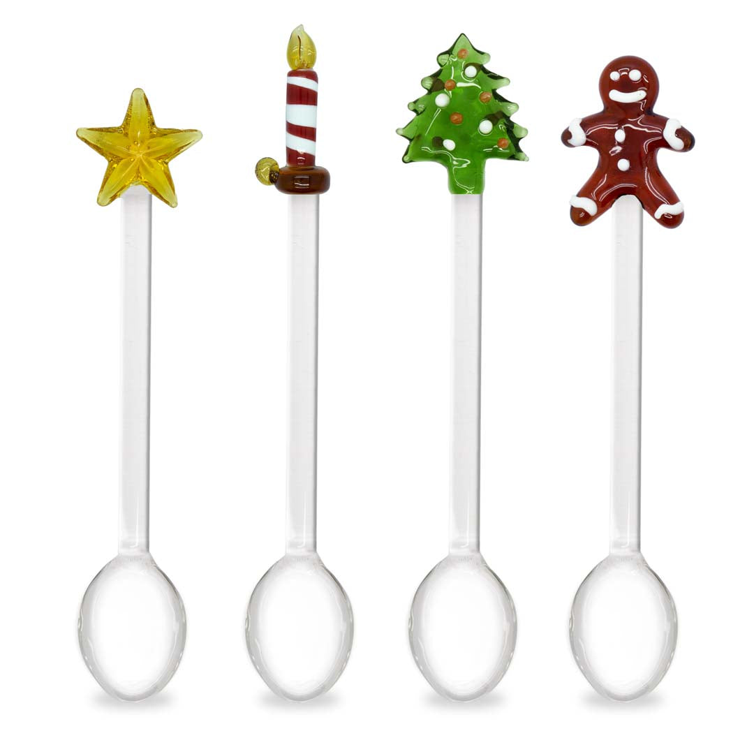 Set de 4 Cuillères à Café de Noël - WD Lifestyle