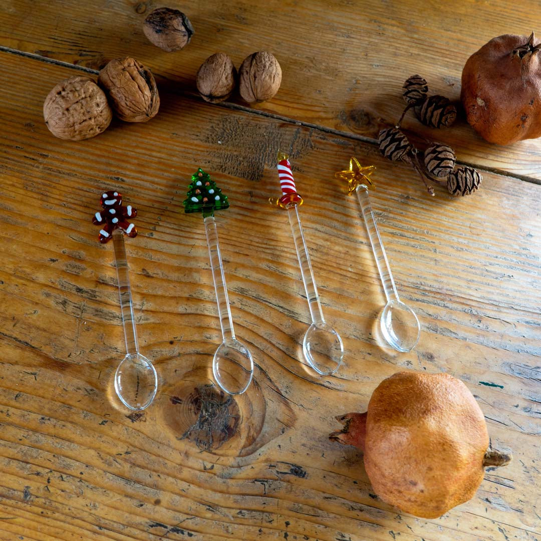 Set de 4 Cuillères à Café de Noël - WD Lifestyle