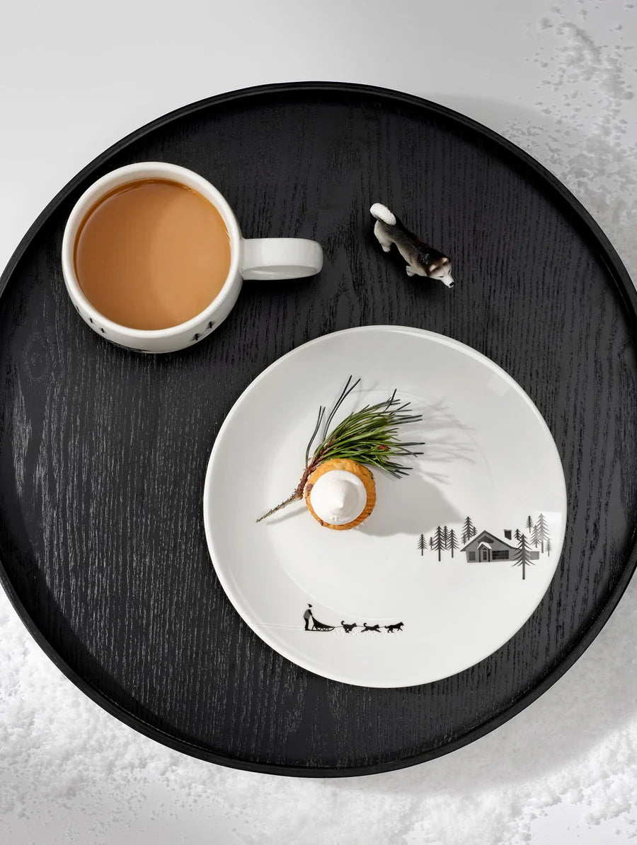 Set de 6 Assiettes à Dessert Hivernales en Porcelaine - Asa