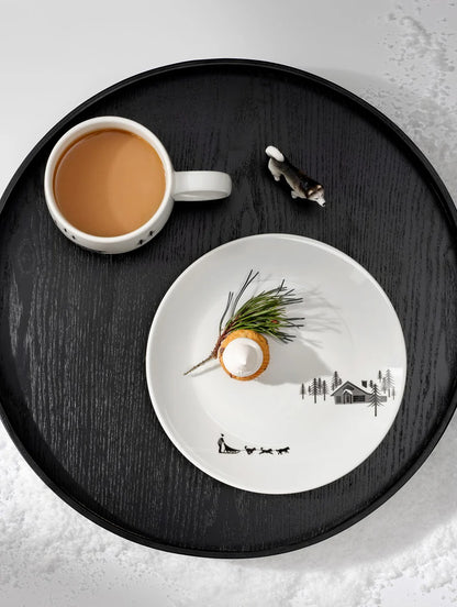 Set de 6 Assiettes à Dessert Hivernales en Porcelaine - Asa