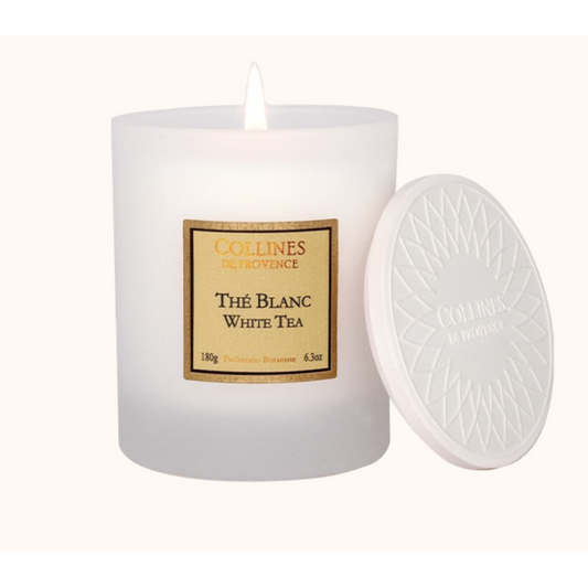 Bougie Parfumée 180g Thé Blanc - Collines de Provence