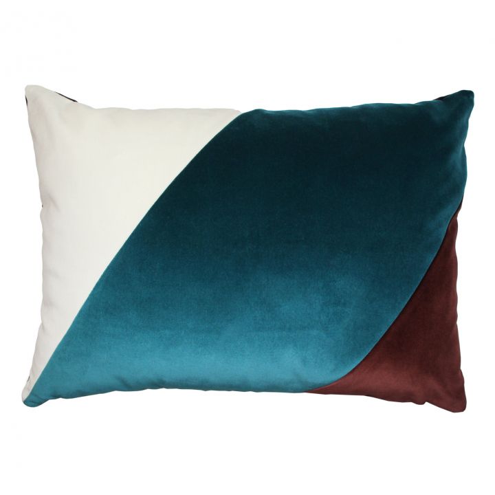 Coussin Voile Bleu Sarah - Maison Sarah Lavoine