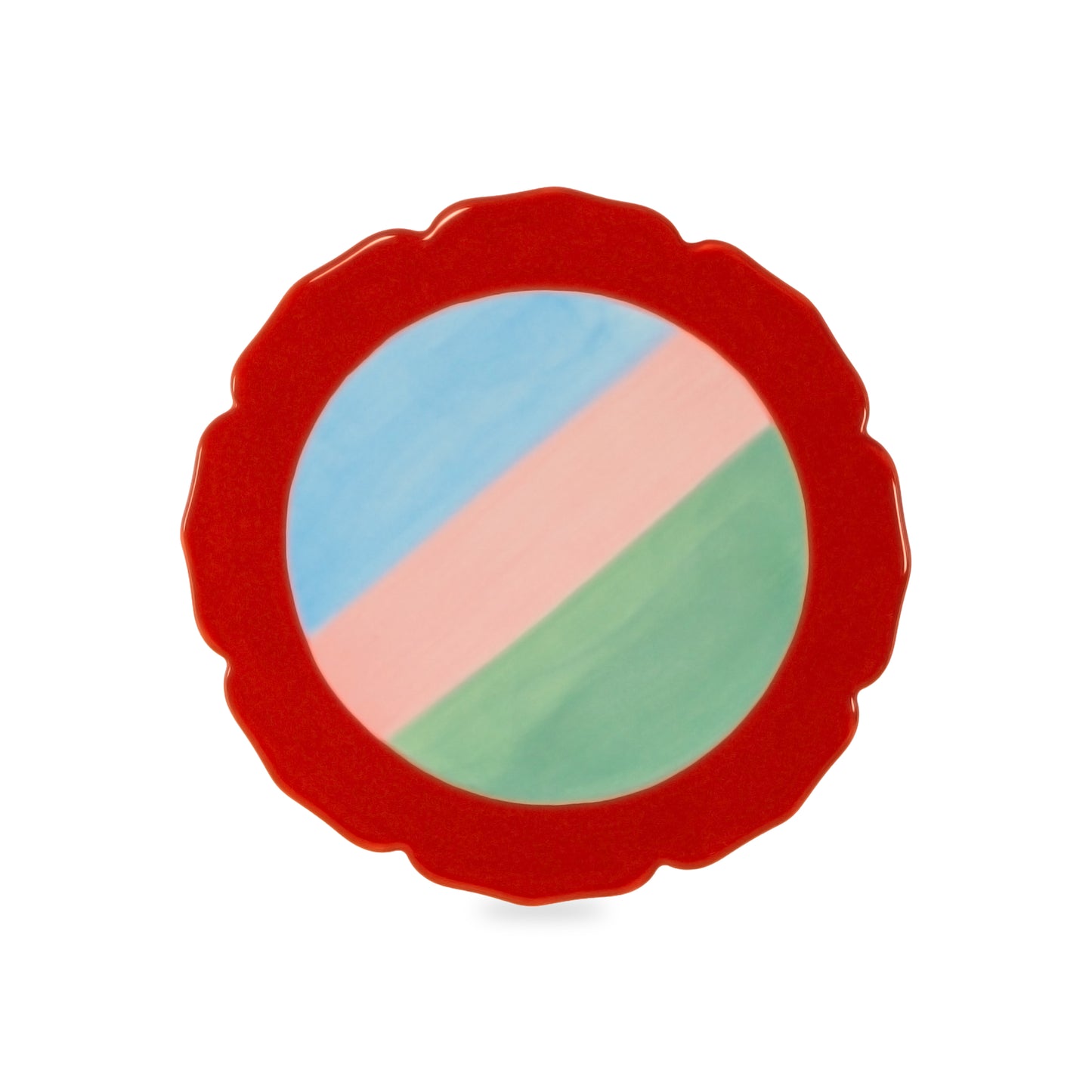 Dessous de Plat Rond en Grès Coloré - WD Lifestyle