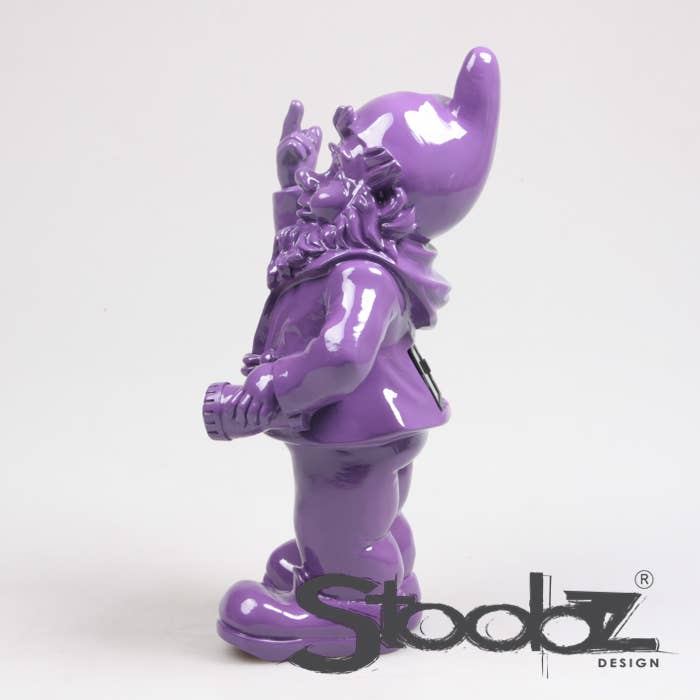 GNOME FUCK YOU SOLAIRE VIOLET 14X16X31 CM