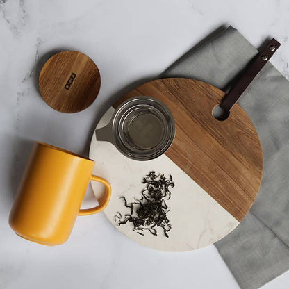 Mug Tisanière en Grès et Filtre en Inox 475 ml - Ogo Living
