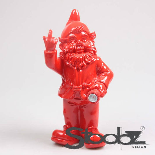 GNOME FUCK YOU SOLAIRE ROUGE 14X16X31 CM