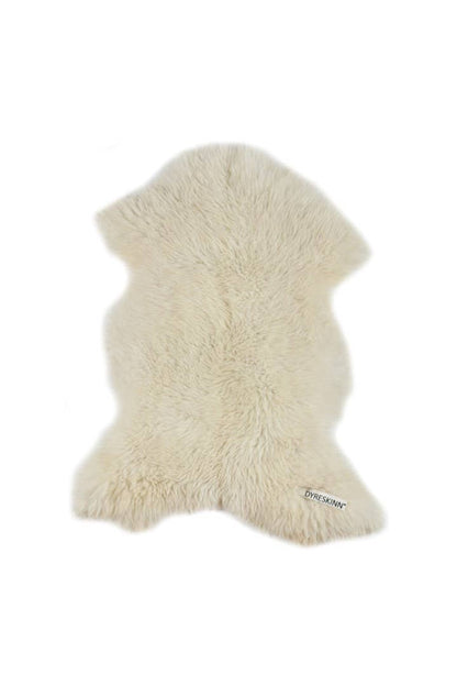 Peau de mouton blanche 90-110 cm