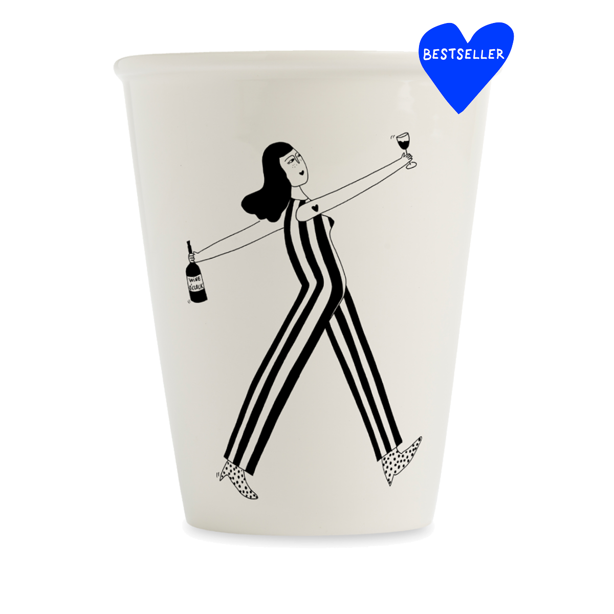Tasse en Porcelaine « Wine O'Clock » - Helen B