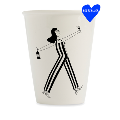 Tasse en Porcelaine « Wine O'Clock » - Helen B