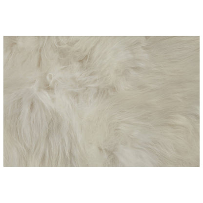 Peau de mouton islandaise blanche 90-110cm