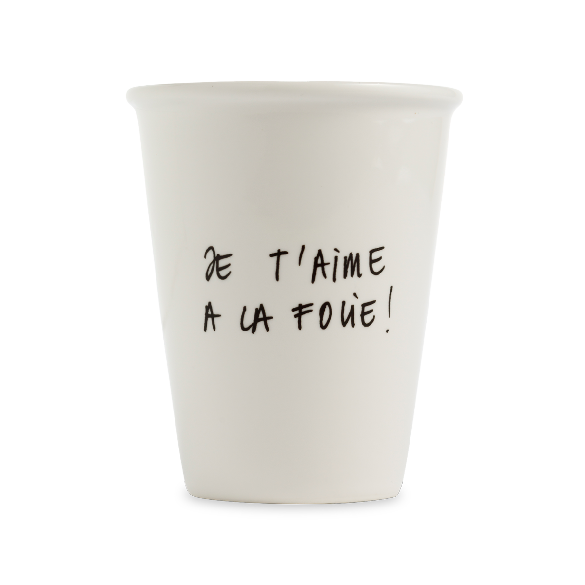 Tasse en Porcelaine « Je t’aime à la folie ! » - Helen B