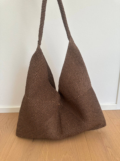 Tote-Bag en Raphia Marina, Fabrication Artisanale Italienne