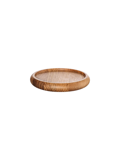 Assiette de Presentation en Bois & Cloche en Verre - Asa