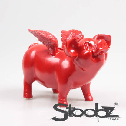 TIRELIRE COCHON AILÉ STOOBZ 14X25X15 CM | TIRELIRE |