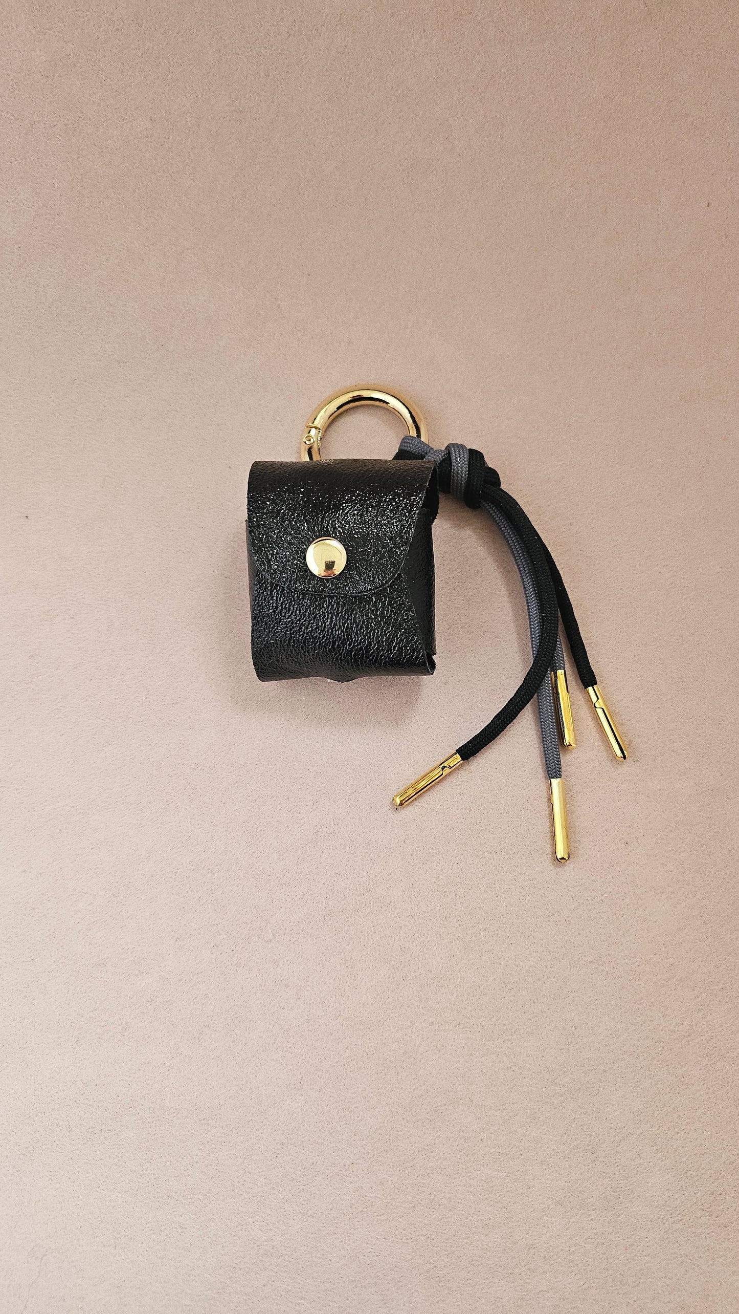 Étuis Porte-Écouteurs en Cuir Effet Métalique, Bijoux de Sac