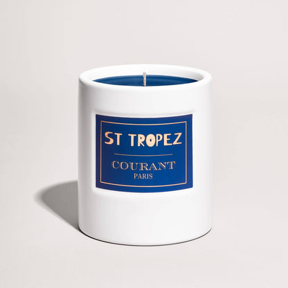 Bougie Parfumée St-Tropez 230g, Lavande & Bois de Gaiac - Courant Paris