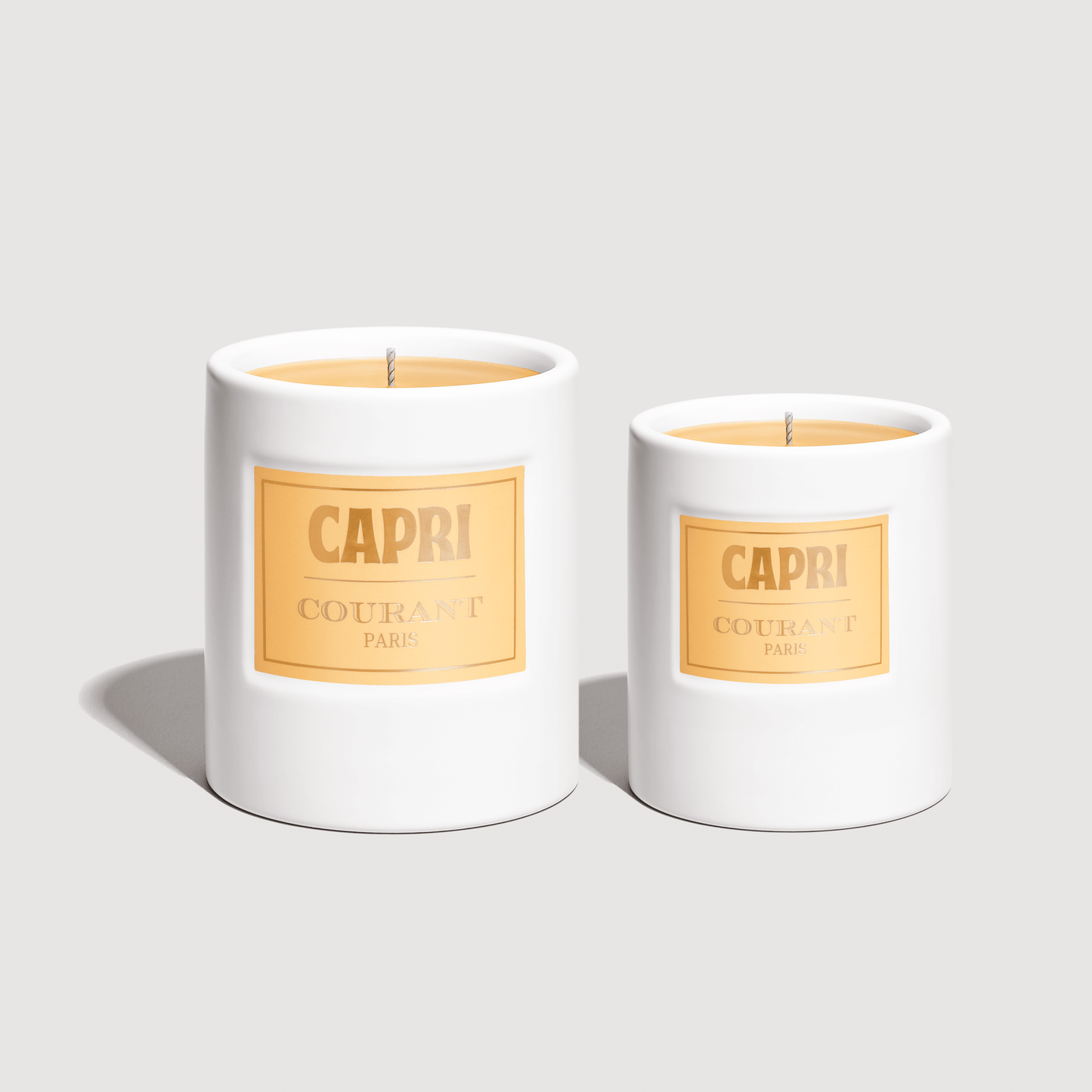 Bougie Parfumée Capri, Notes Agrumes et Solaires - Courant Paris