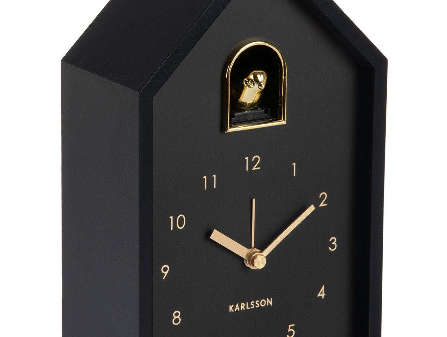 Réveil Coucou Oro Finitions Dorées, 5 Coloris - Present Time