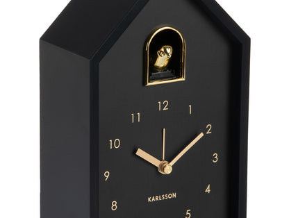 Réveil Coucou Oro Finitions Dorées, 5 Coloris - Present Time