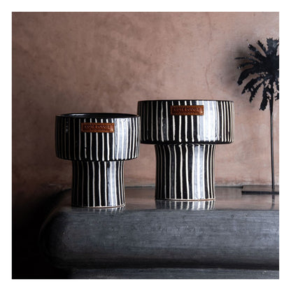 Bougie Coupe Zèbre Senteur Mandarine Majorelle - Côté Bougie