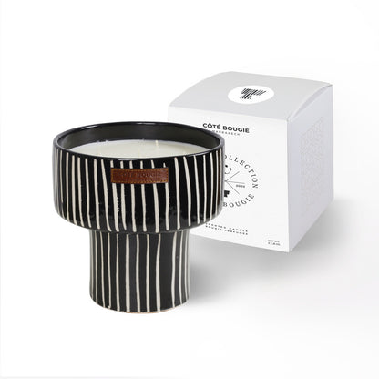 Bougie Coupe Zèbre Senteur Mandarine Majorelle - Côté Bougie