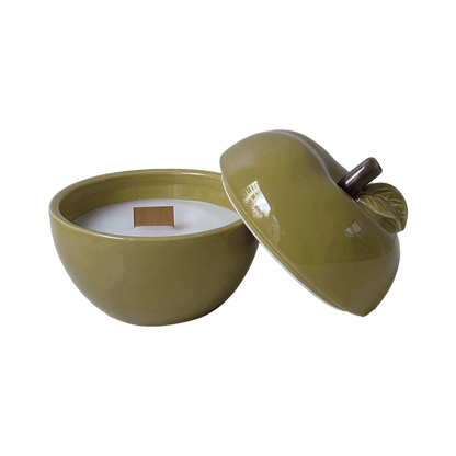 Bougie Pomme Parfumée en Faïence - Opjet