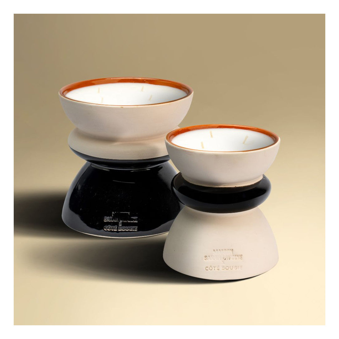 Bougie Tamtam Bicolore - Côté Bougie x Maison Sarah Lavoine
