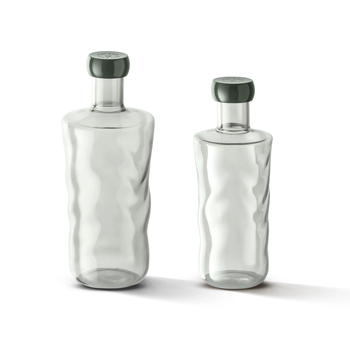 Bouteille en Verre Swirl avec Bouchon 0,75L / 1,25L - Paveau