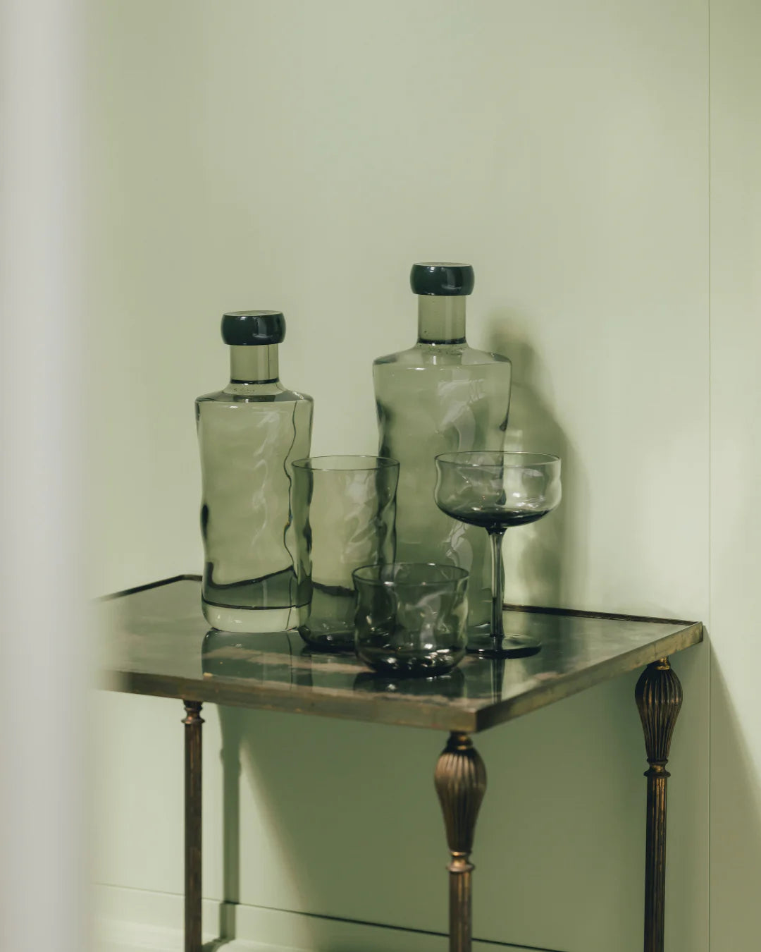 Bouteille en Verre Swirl avec Bouchon 0,75L / 1,25L - Paveau
